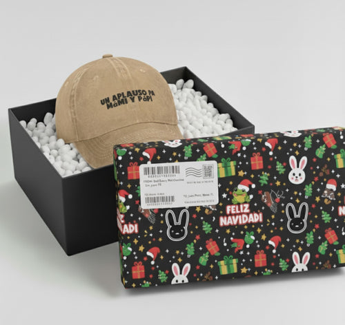 Autentic Gorra “Un Aplauso Pa’ Mami y Papi” – Edición Especial ✨👏